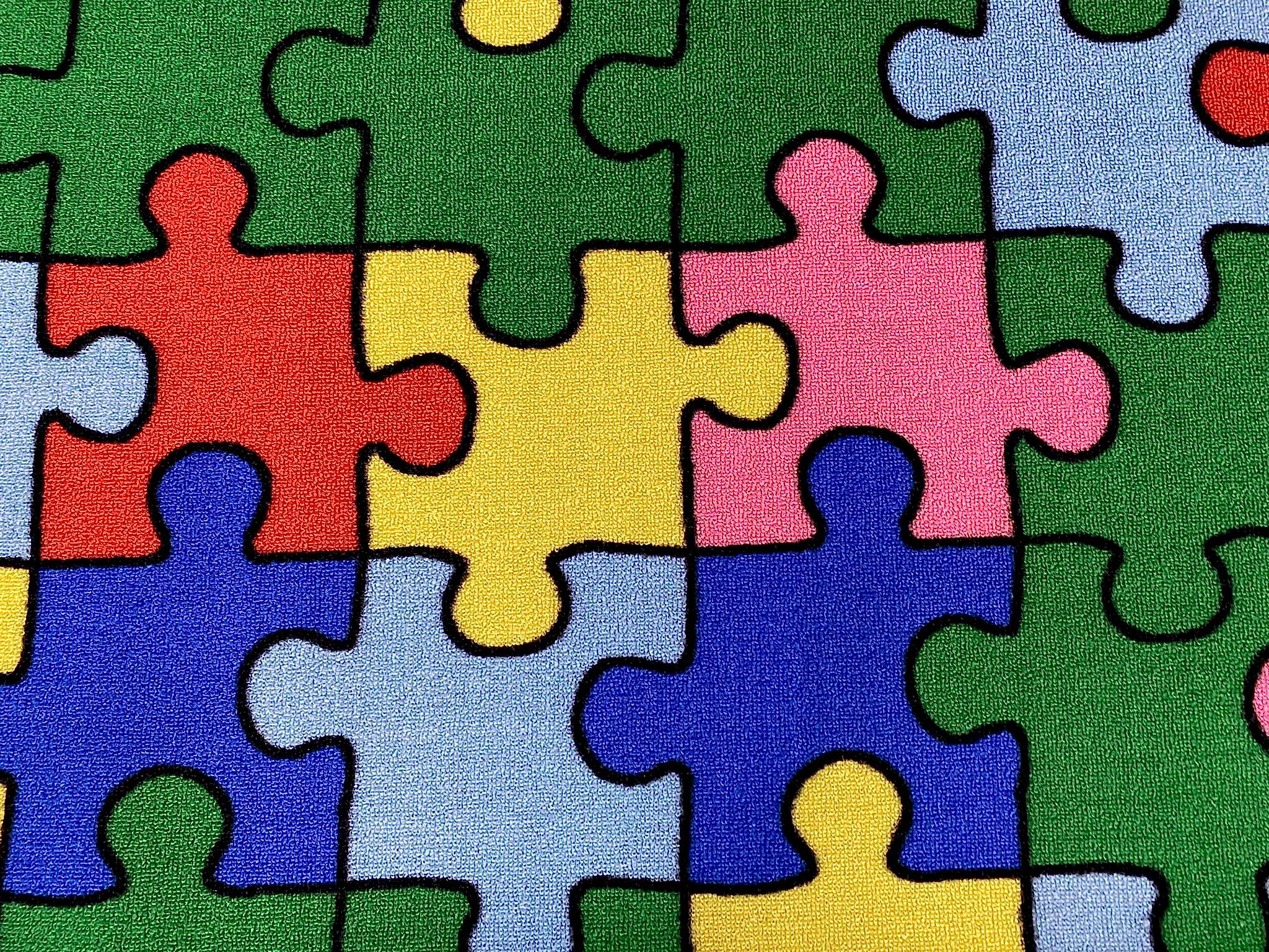 Puzlle Baskılı Çocuk Halısı Anaokulu Kreş halısı döşemelik halı bukle çocuk halısı bukle puzzle model çocuk halısı kreş zemin kaplama oyun alanı puzzle halı