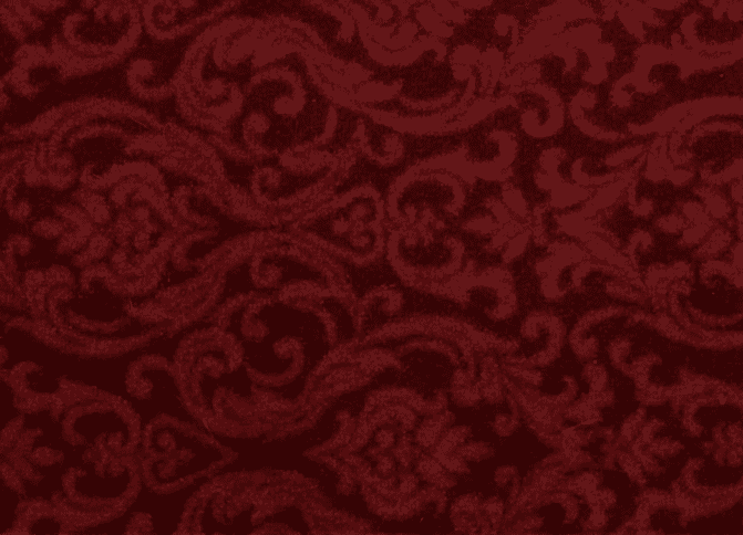 509-535 Bordo Desenli Baskılı Gold VİP 1200gr Duvardan duvara halı Otel Kurs Yurt halıları döşemelik halı