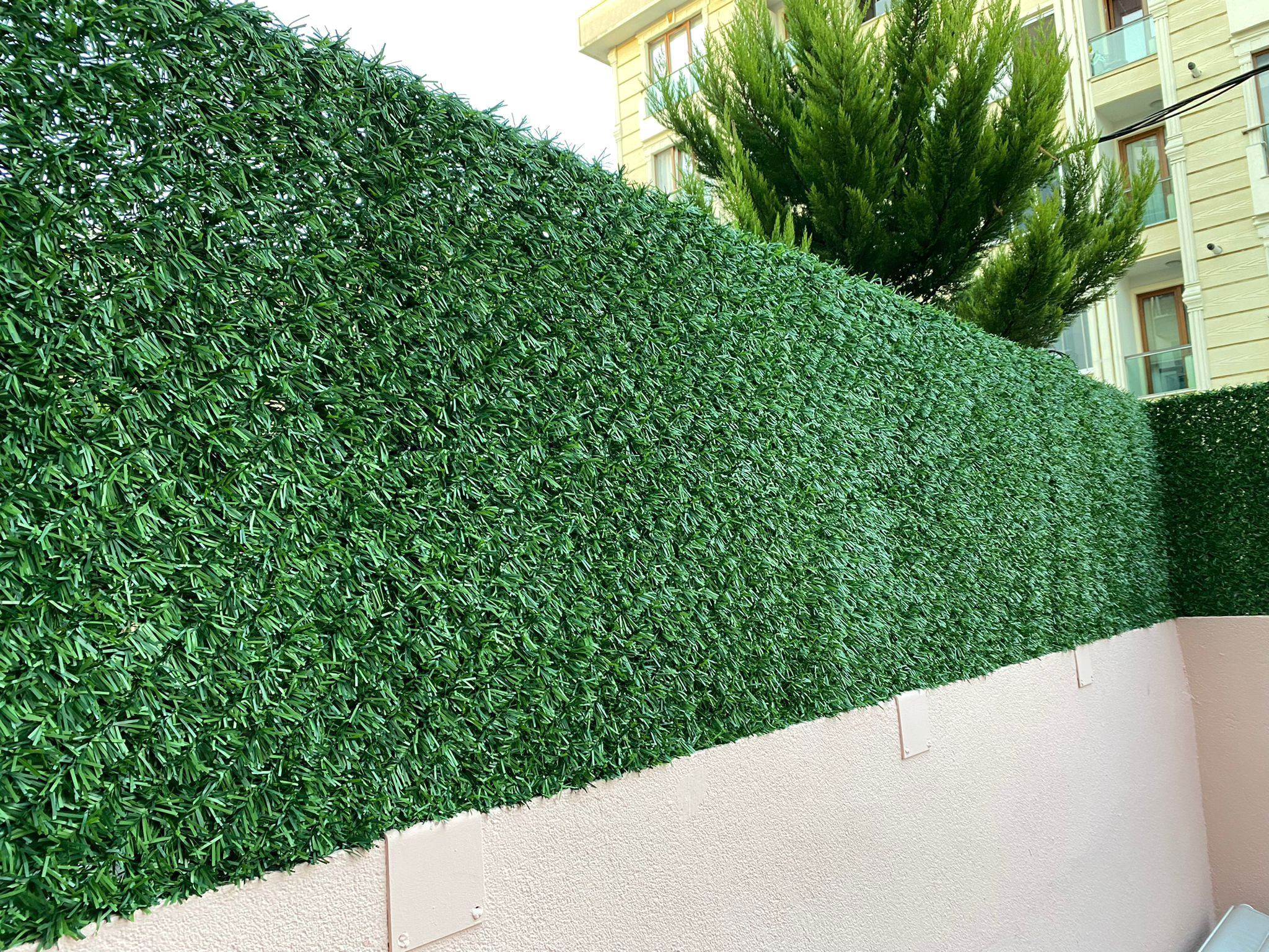 Çim çit 150cm lik çimenli çit Yapay bahçe çiti yeşil tel çit çim ucuz çim duvar toptan çim çit yeşil görüntü kesme çiti 150cm lik çit 1,5mt lik çim çit