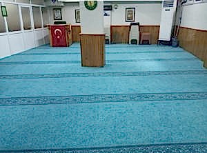 Ayasofya Turkuaz Cami Halısı Polyamid 2100gr