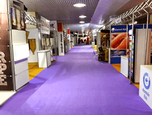 Fuar Halısı Beyaz Halıfleks