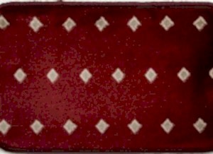 Bordo Klasik Düz Cami Halısı Polip 2800gr