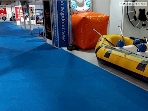 Parlament mavisi fuar halısı