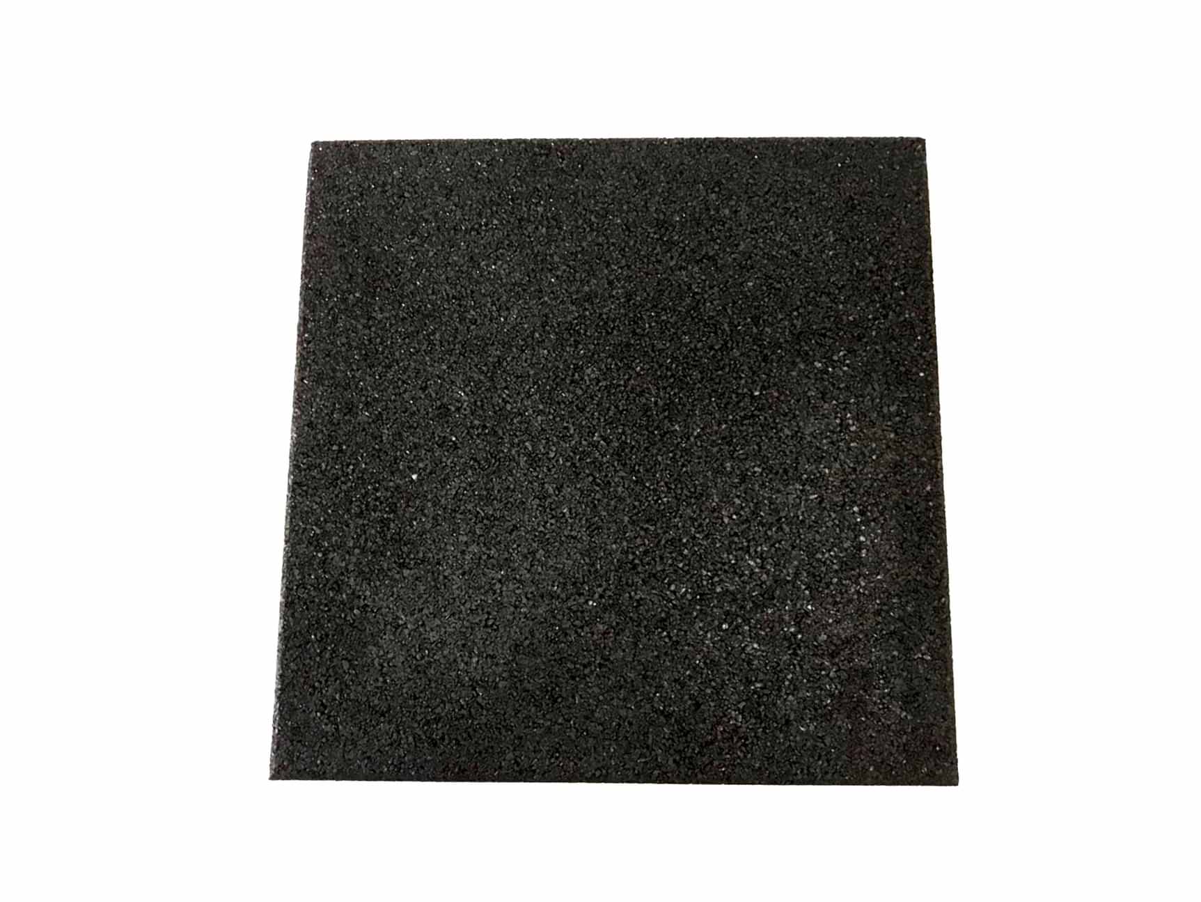 Siyah Karo Kauçuk Zemin Kaplama 40x40 2cm Siyah Kare kauçuk döşeme Spor Salonu Kauçuk Kaplama Siyah Çocuk parkı zemin döşeme 40x40 2cm Siyah Renk Kauçuk