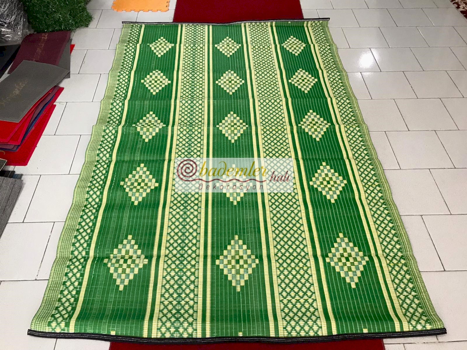 Plastik Hasır Kilim 180x270 cami namaz hasırı toptan hasır üretimi cami hasır üreticisi plastik hasır imalatı 180x270 cm piknik hasırı cami namaz hasırı