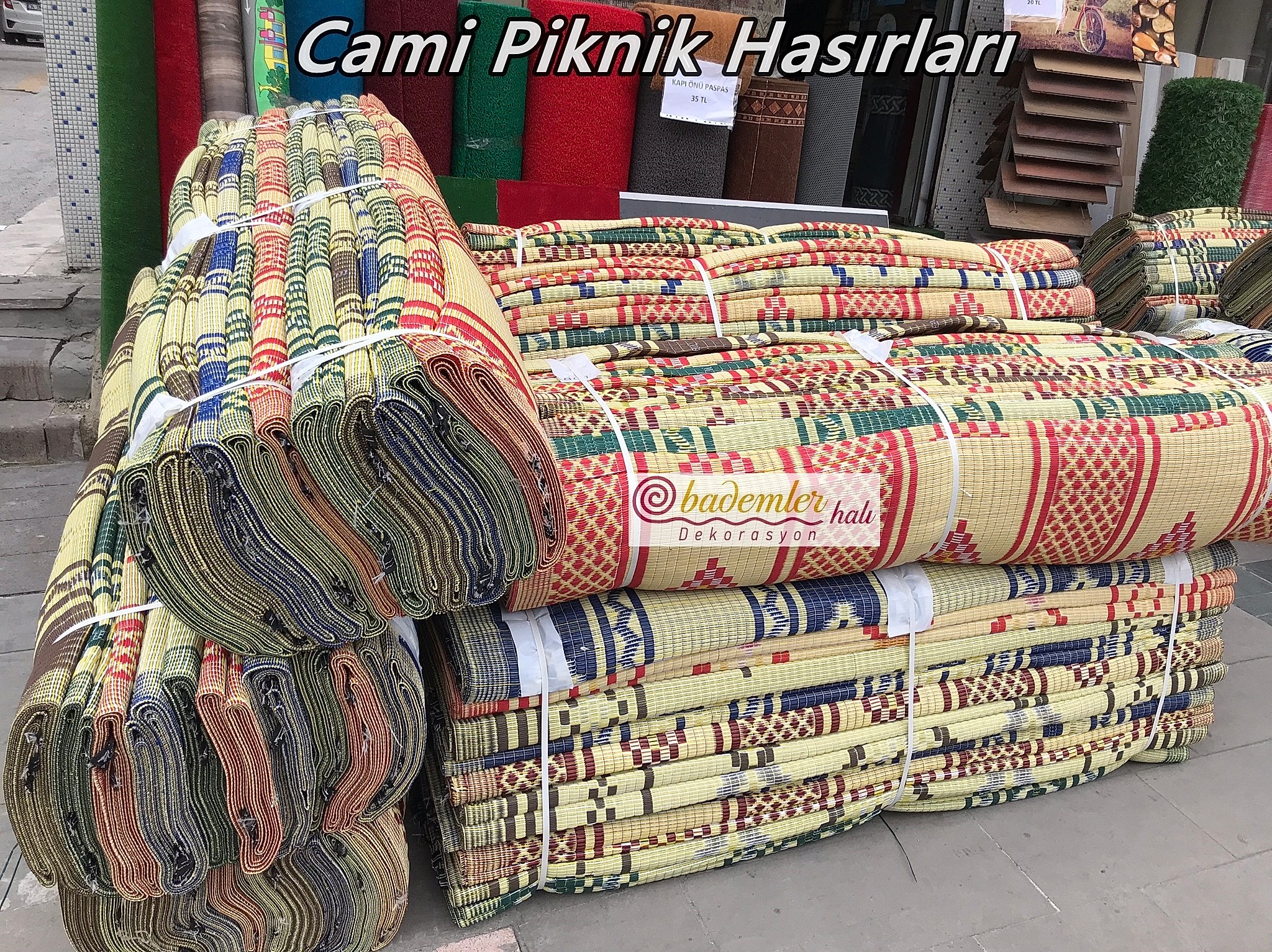 Toptan Plastik Cami Hasırı 180x230 ebat namaz hasırı camilik hasır mescid hasırı çift katlı hasır çift mekik kalın seri üretim cami hasırı 180x230 ebat