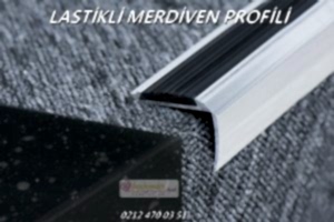 Aluminyum Merdiven Köşe L Halı Profili