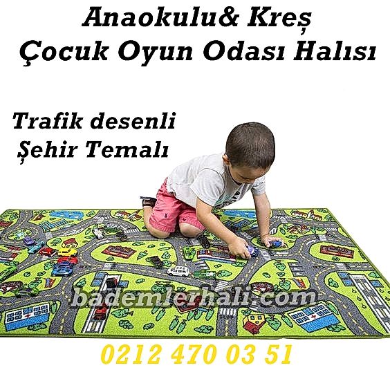 trafik desenli halı Çocuk odası oyun halısı oyun halı döşeme halıfleks kaplama anokulu kreş Oyun Odası Halı Zemin Kaplama Kreş Anaokulu Çocuk odası halısı zemin döşeme