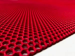 Z Mat Paspas Bal Petek Desenli Paspas Gri Renk