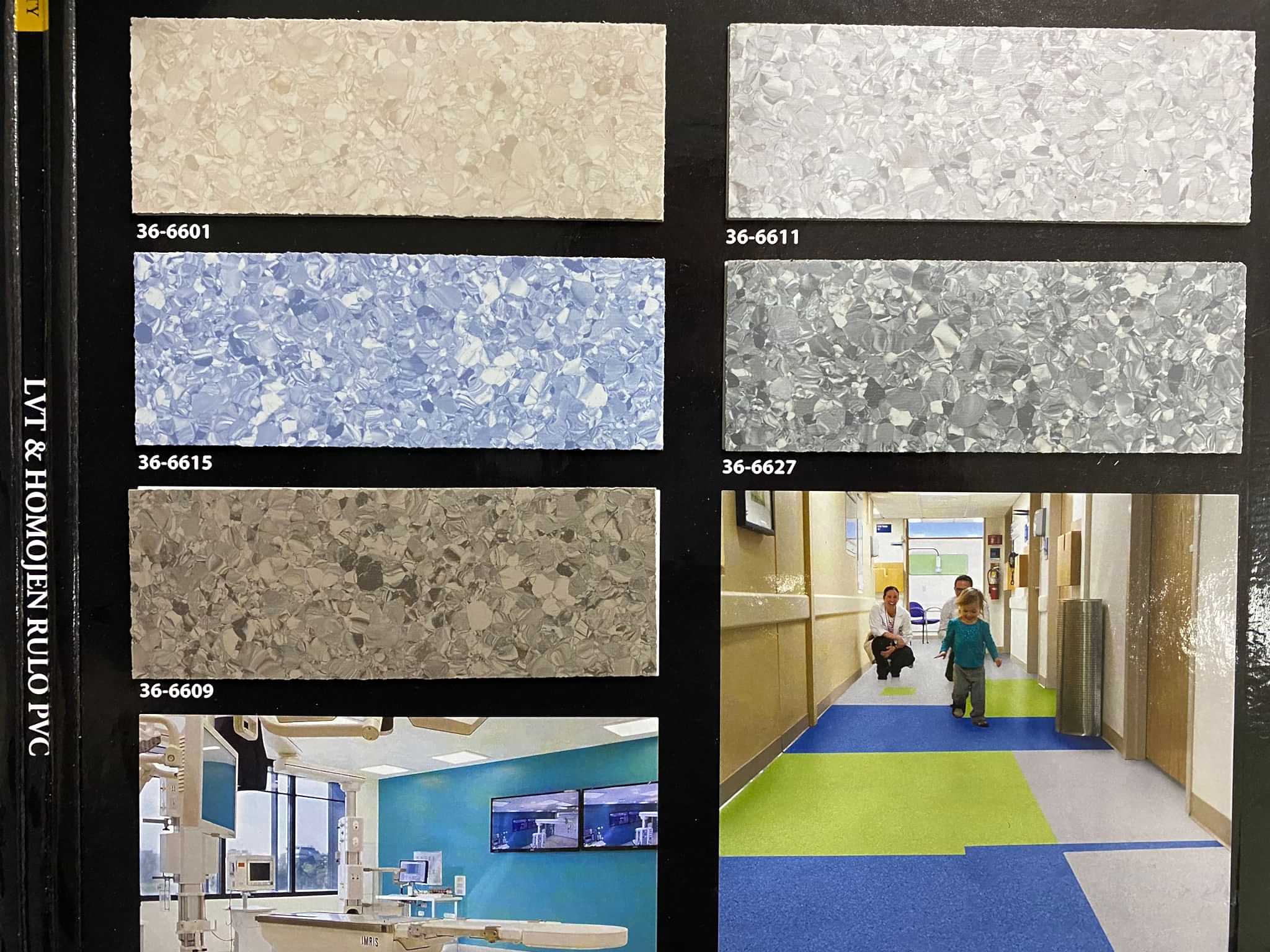 Homojen Hetorejen Pvc Zemin Kaplama Renkleri