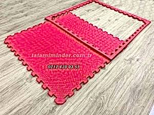 Kırmızı Renk Tatami Minder 100x100 13 mm
