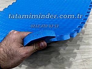 Mavi Renk Tatami Minder 100x100 13 mm