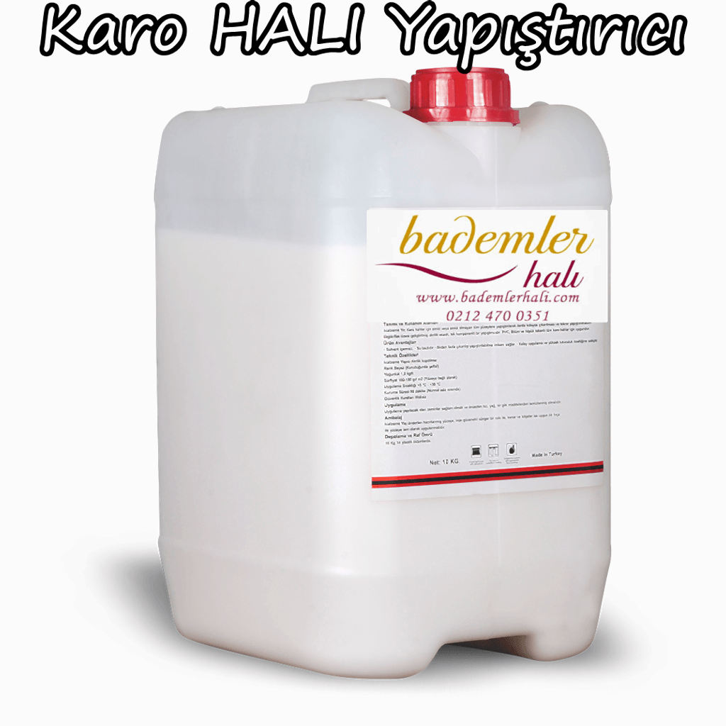 Karo Halı Tutkalı Karo Halı Yapıştırıcı 10 LT Karo Halı Tutkalı Ofis halı yapıştırıcısı toptan karo halı tutkalı su bazlı tutkal karo halı 10 LT Bidon