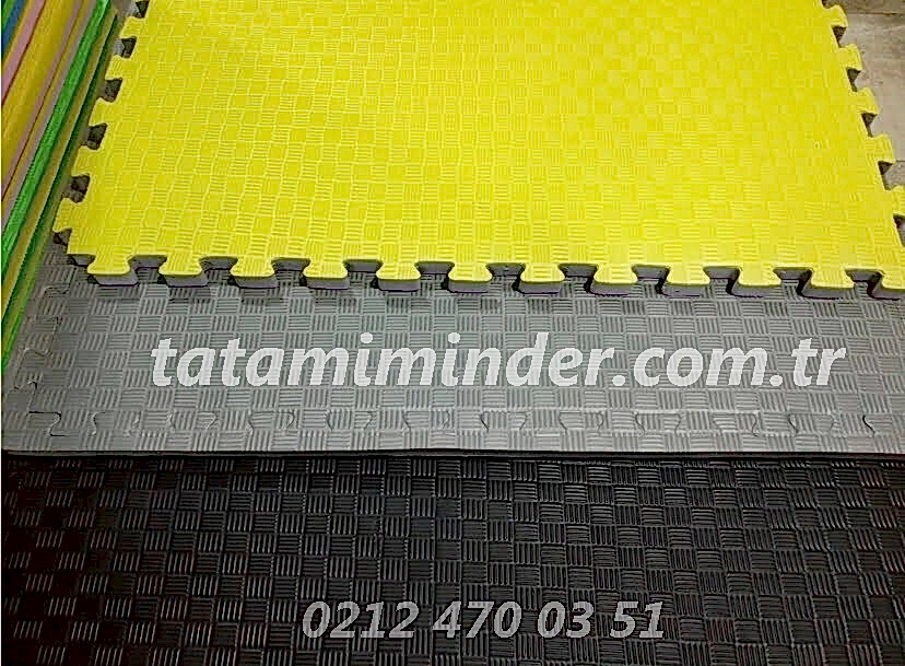 sarı siyah gri tatami minder Gri Renk Tatami Minder 13mm Eva Tatami Zemin Kaplama 100 x 100 13mm Gri Renk Tatami Minder Anaokulu Kreş Okul Spor Salonu Yoga salonu zemin kaplama