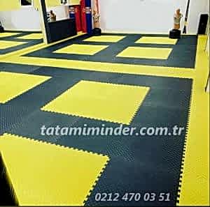 Siyah Renk Tatami Minder 100x100 13 mm
