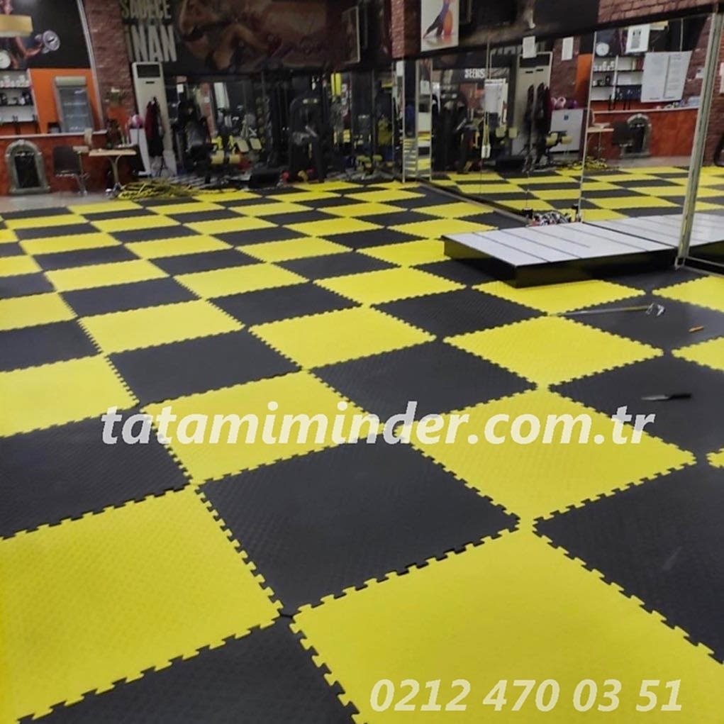 siyah sarı tatami minder spor salonu tekvando Gri Renk Tatami Minder 13mm Eva Tatami Zemin Kaplama 100 x 100 13mm Gri Renk Tatami Minder Anaokulu Kreş Okul Spor Salonu Yoga salonu zemin kaplama