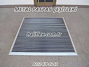 Alüminyum Çerçeveli Paspas Kauçuk ve Halı Yüzeyli