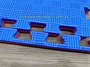 26 mm Tatami Minder 100x100cm Kırmızı Mavi