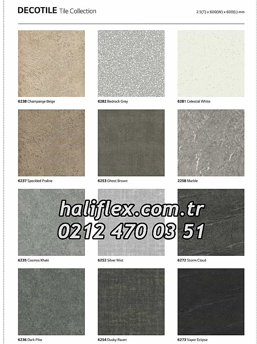 LVT KARO RENKLERİ MODELLERİ