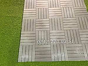 Kırılmaz, Uzun Ömürlü 30x30 Plastik Ahşap Desenli Zemin Karosu