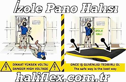 izole halı İş Güvenliği Yalıtkan Paspas