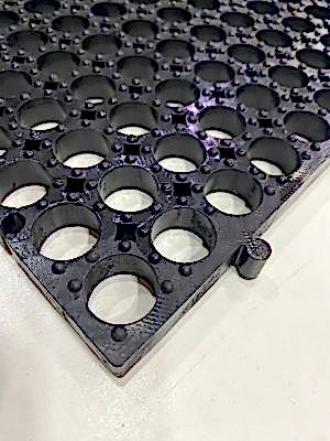 Gemi İçi Kaymaz Kauçuk Paspas 33x33 sök tak modüler