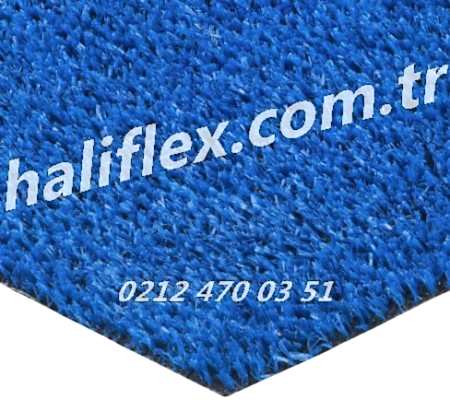 7mm-Dekorasyon çim halı mavi çim halı Renkli Çim Halı Mavi Çim